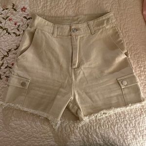 Tan Cargo Shorts